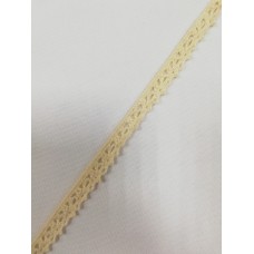 004-4СТ Кружево вязаное хлопок шир. 0,5см цв.кремовый