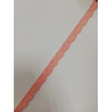 290P Кружево вязаное хлопок шир.1,5см цв.персиковый