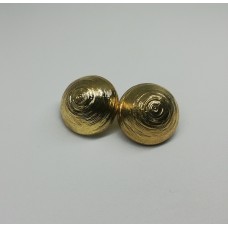 1064B Пуговица металлизированная №44 28мм цв.золотой(в упак.1000шт)