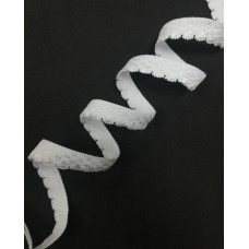 Бельевая резинка МL1264-10 11мм цв.белый(в рул.100м)