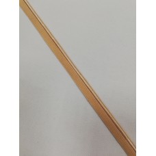 1205 Бельевая резинка кромочная с атласным краем 10мм цв.бежевый(в рул.100м)