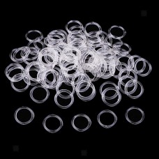 Бельевое кольцо регулировочное пластиковое 15мм цв.прозрачный(упак.2000шт)