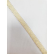 Шнур хлопковый 20мм плоский цв.сырой(в рул.100м)
