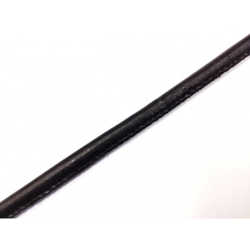 Шнур кожаный матовый 08мм цв.черный(в упак.50м)