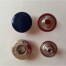 Кнопка стальная Alfa 15мм цв.т.синий(в упак.720шт)
