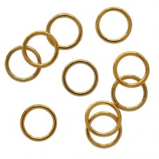 Бельевое кольцо регулировочное металлическое 0,6мм цв.золото(в упак.1000шт)