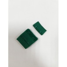 Бельевые крючки на ткани 2х2 34мм цв.зеленый(в упак.100шт)