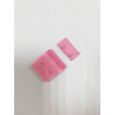 Бельевые крючки на ткани 2х2 34мм цв.розовый(в упак.100шт)