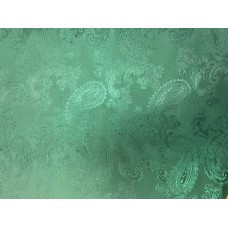 6 Ткань подкладочная жаккардовая огурчики 210Т 150см цв.т.зеленый(в рул.100м)