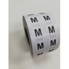 M Размерники на самоклеящейся бумаге цв.белый(в рул.5000шт)