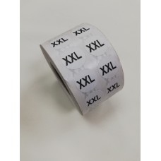 XXL Размерники на самоклеящейся бумаге цв.белый(в рул.5000шт)