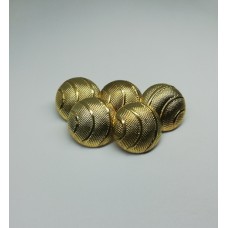 1060B Пуговица металлизированная №28 18мм цв.золотой(в упак.1000шт)