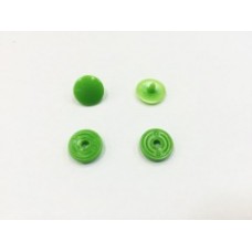 Кнопка пластиковая 10,5мм цв.зеленый(в упак.1000шт)