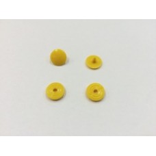 Кнопка пластиковая 10,5мм цв.т.желтый(в упак.1000шт)