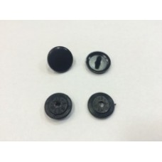 Кнопка пластиковая 13мм цв.черный(в упак.1000шт)