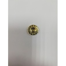 926B Пуговица металлизированная №28 18мм цв.золотой(в упак.1000шт)