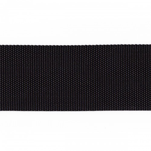 Стропа текстильная 45мм цв.№322 цв.черный(в рул.100м)