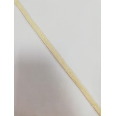 Шнур хлопковый 10мм плоский цв.сырой(в рул.100м)