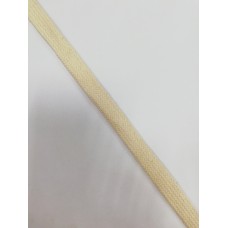 Шнур хлопковый 15мм плоский цв.сырой(в рул.100м)