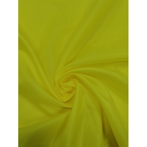 1027 Ткань подкладочная 190Т 100%ПЭ цв.желтый(в рул.100м)