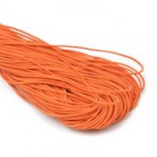 Резинка шляпная 2мм цв.оранжевый(в рул.50м)