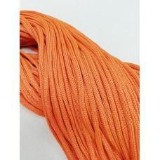 158 Шнур полиэфирный 4мм цв.оранжевый(в рул.100м)