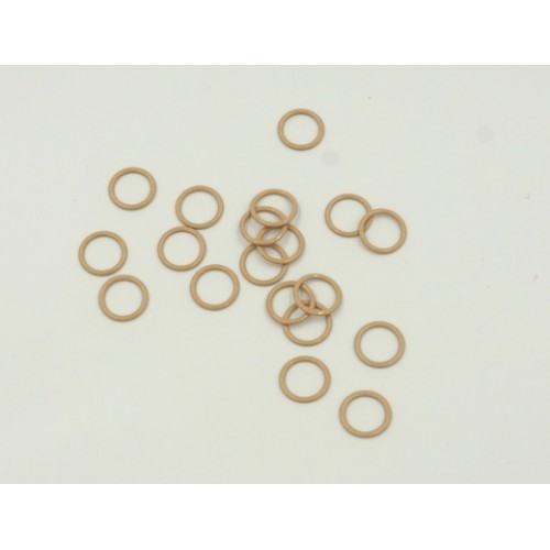 Бельевое кольцо регулировочное металлическое 0,6мм цв.бежевый(в упак.1000шт)