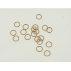 Бельевое кольцо регулировочное металлическое 0,8 мм цв.бежевый(в упак.2000шт)